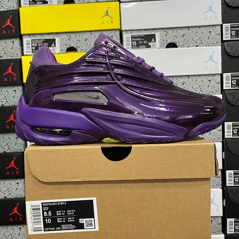 ¥210【EE Batch】NOCTA x NK Hot Step 2 Air Terra 联名款减震耐磨机能篮球鞋 【40-46】紫黑 DZ7293-500