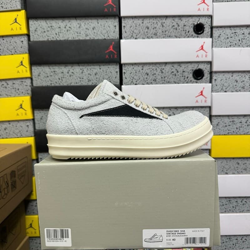 390Y【GZ batch】RO / Rick Owens 瑞克·欧文斯(36-46)牡蛎白麂皮