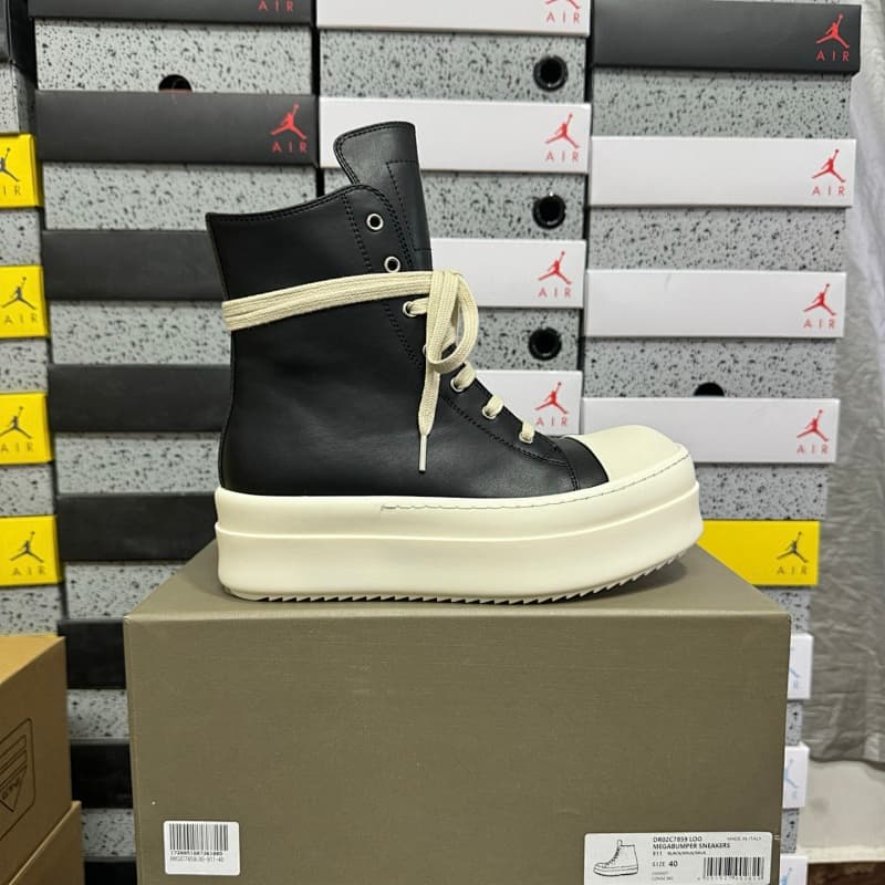 500Y【GZ batch】RO / Rick Owens 瑞克·欧文斯(36-46)倒三角厚底黑白