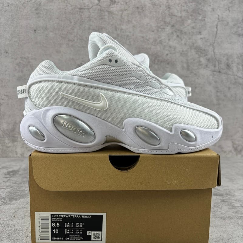 ¥190【EE Batch】NOCTA x NK Hot Step 1 Air Terra 联名款减震耐磨机能篮球鞋 【40-46】一代全白 DM0879-100
