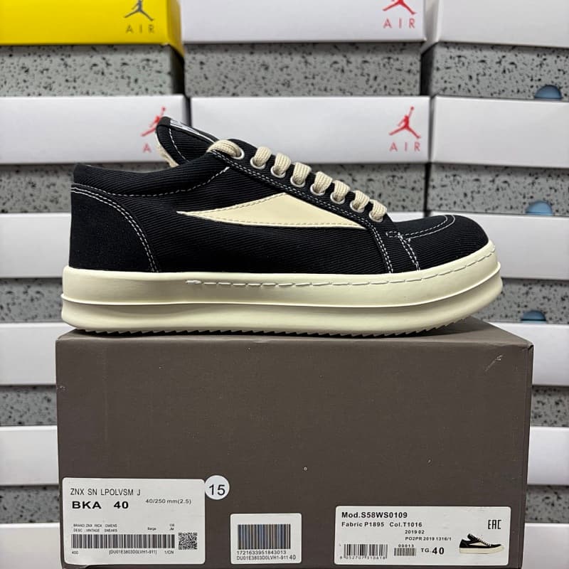 180Y 【OK Batch】Rick Owens Drkshdw 35-46 黑白帆布.