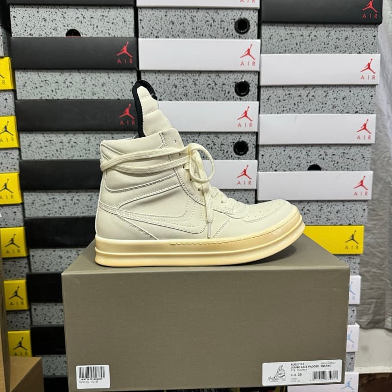 560Y【GZ batch】RO / Rick Owens 瑞克·欧文斯(36-46)白色大耐克