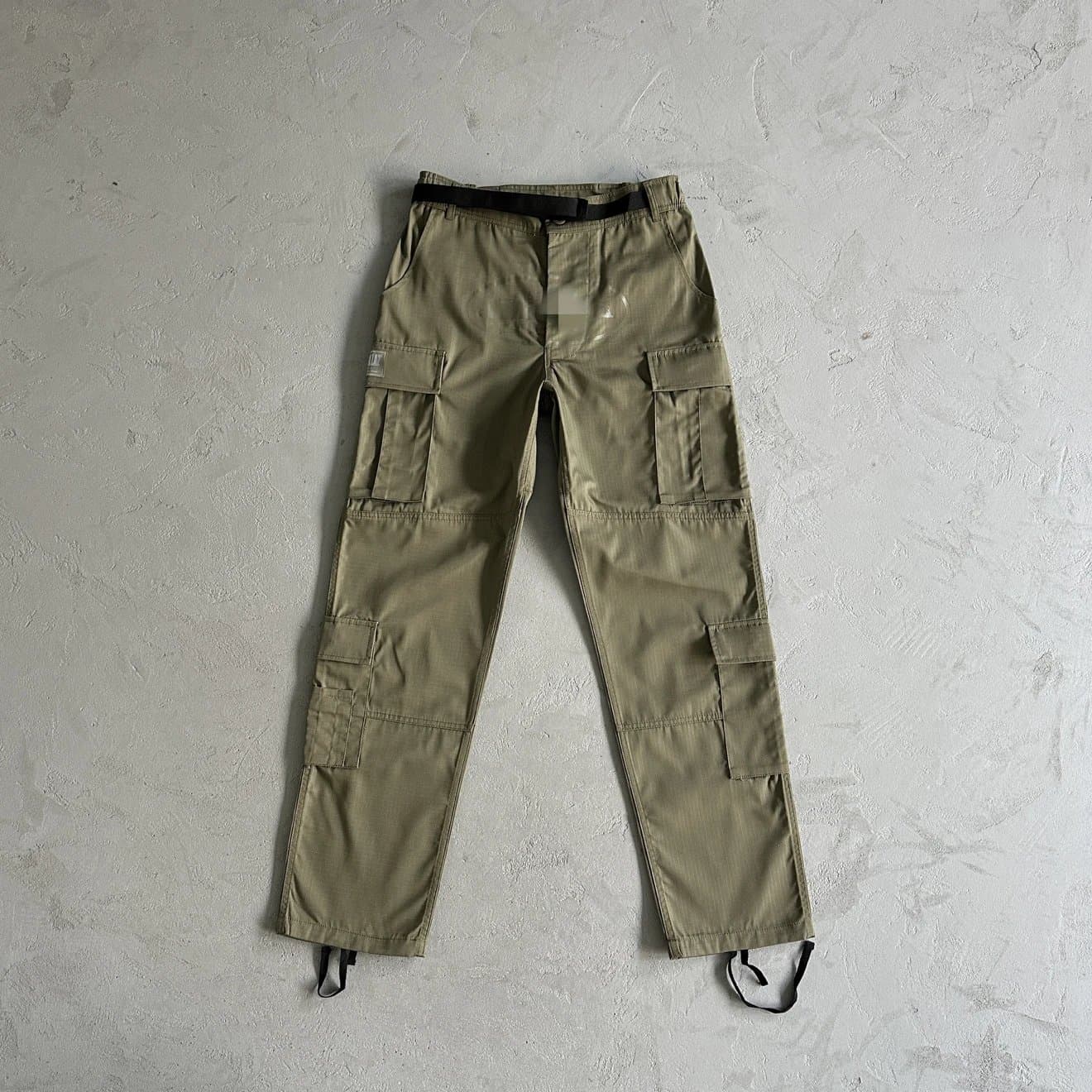 Evil – Army Green Printed Army Green Workwear Trousers