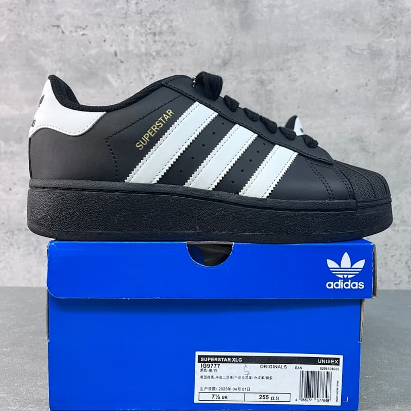 ¥170 绿X Batch AD Originals Superstar IG9777黑白 厚底