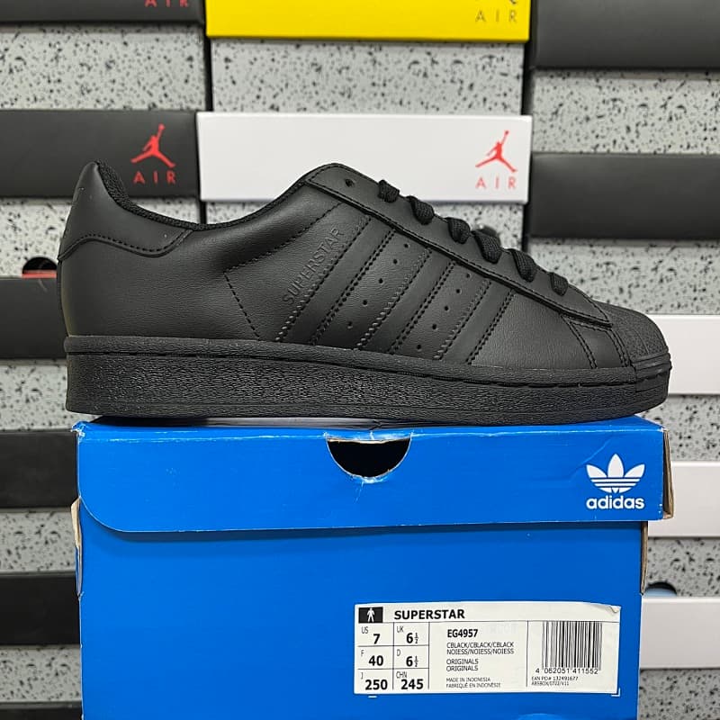 110Y【G Batch】AD Originals Superstar 36-46 EG4957 纯黑