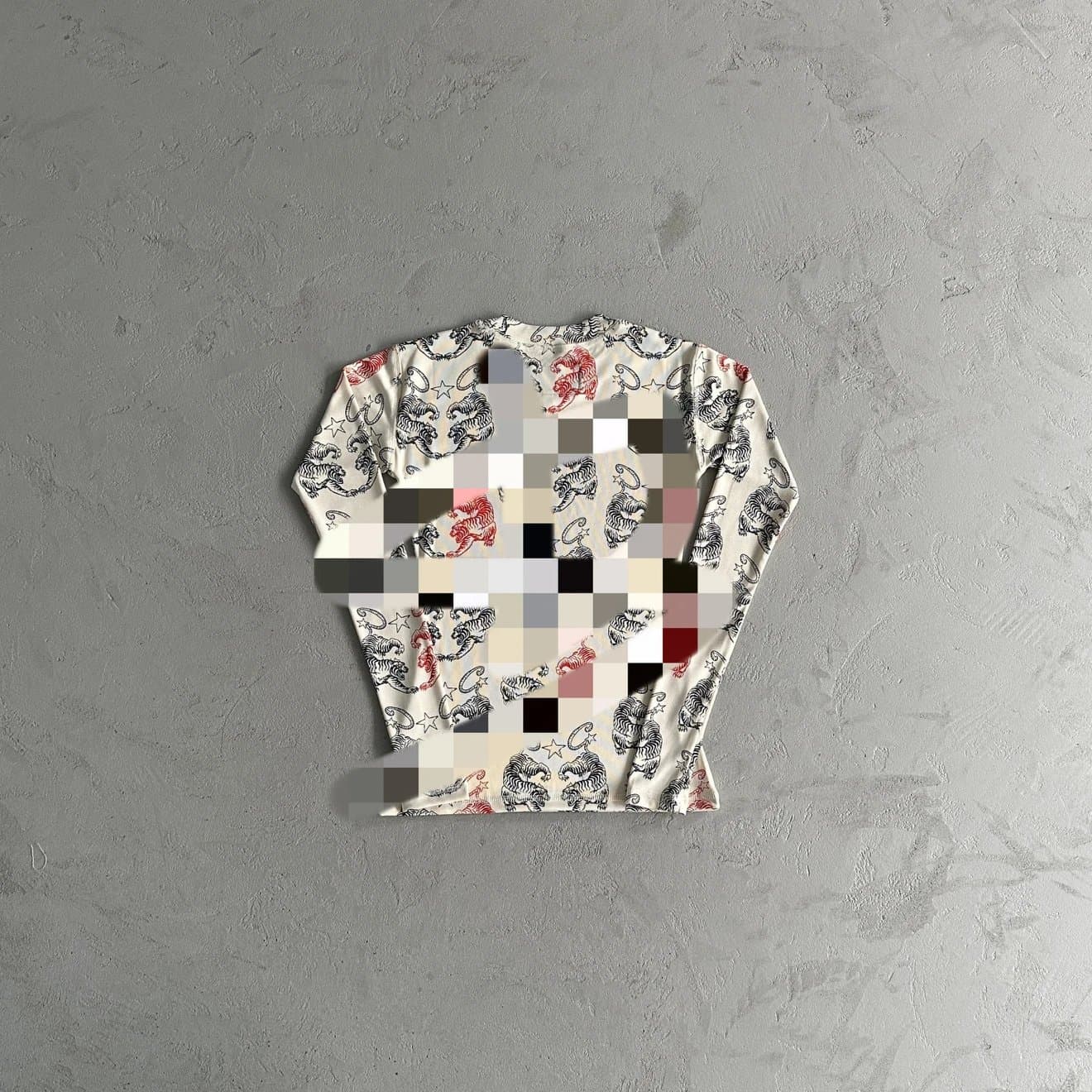 Double Tigers full-print slim-fit women’s long-sleeve