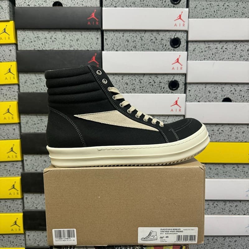 420Y【GZ batch】RO / Rick Owens 瑞克·欧文斯(36-46)高帮帆布Vans