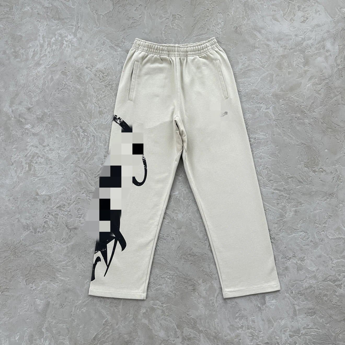 Evil – Half-Shattered Large Print Straight-Leg Pants