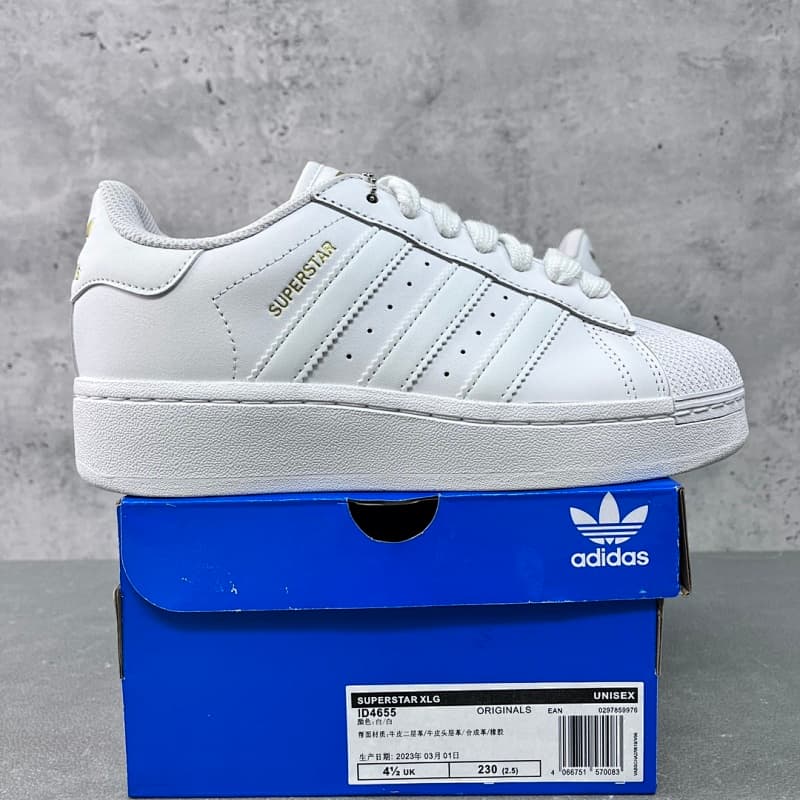 ¥170 绿X Batch AD Originals Superstar ID4655白金 厚底