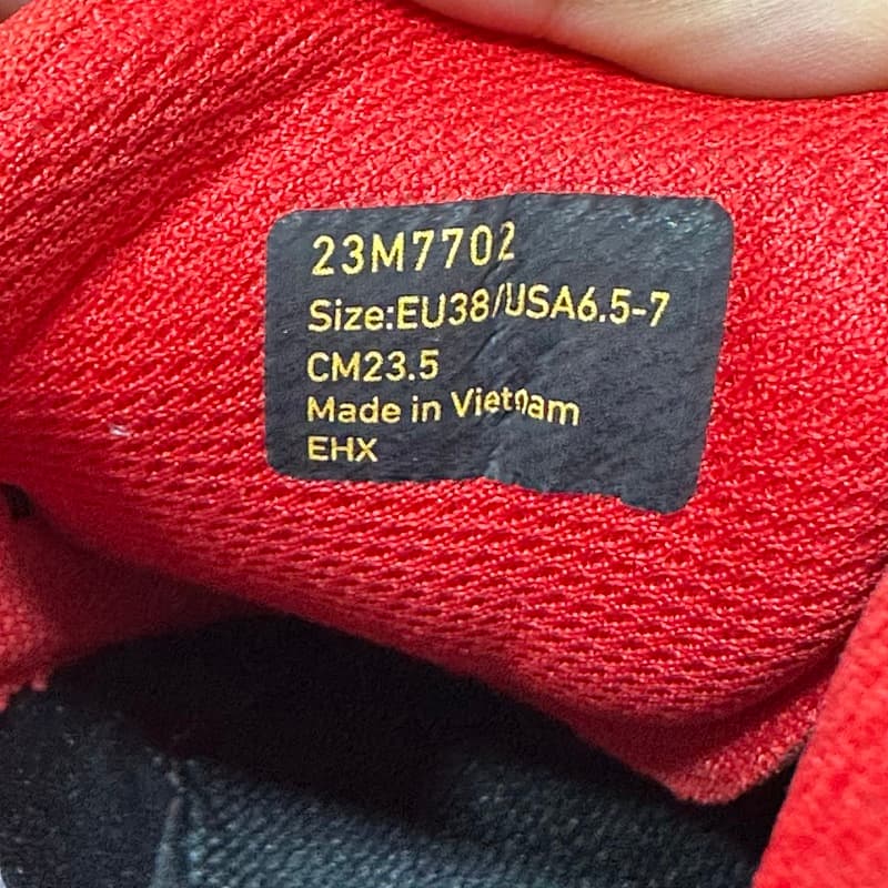 Tênis Five Fingers 23M7702 preto e vermelho 36-46