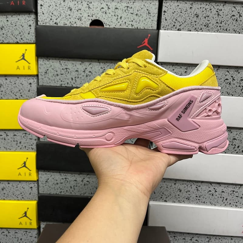 RAF SIMONS RESPONSE TRAIL rosa e amarelo HR5830001S 39-45