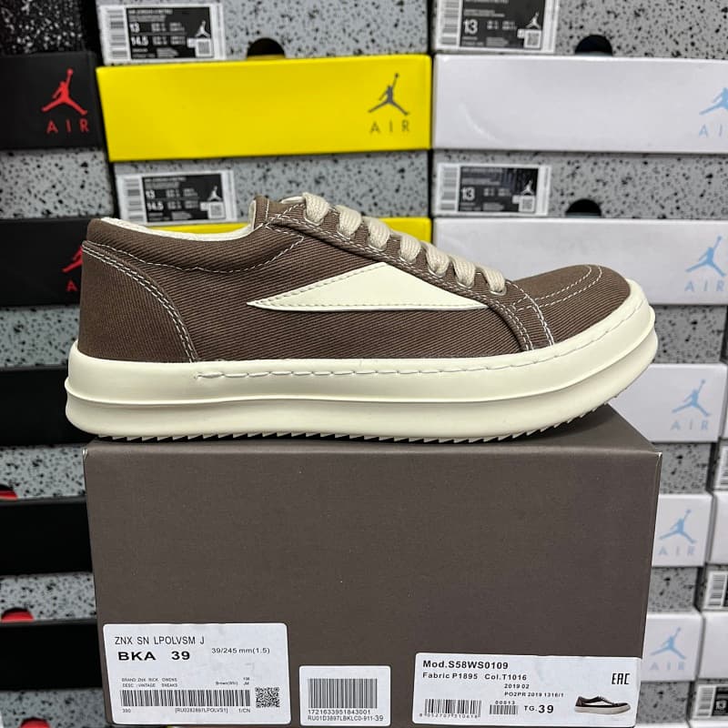 180Y 【OK Batch】Rick Owens Drkshdw 35-46 白棕布面