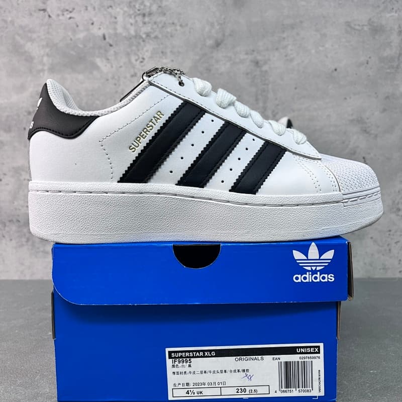 ¥170 绿X Batch AD Originals Superstar IF9995白黑 厚底
