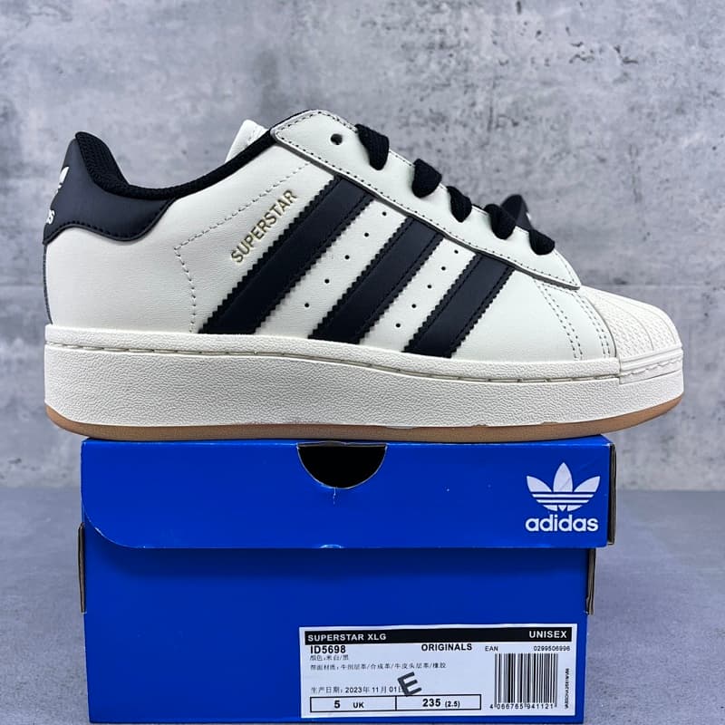 ¥170 绿X Batch AD Originals Superstar ID5698米白黑 厚底