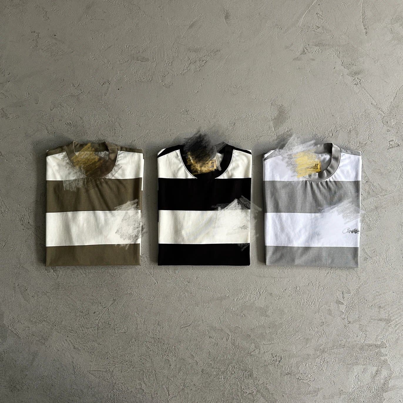 Evil Three-Color Patchwork Embroidered Short Sleeve