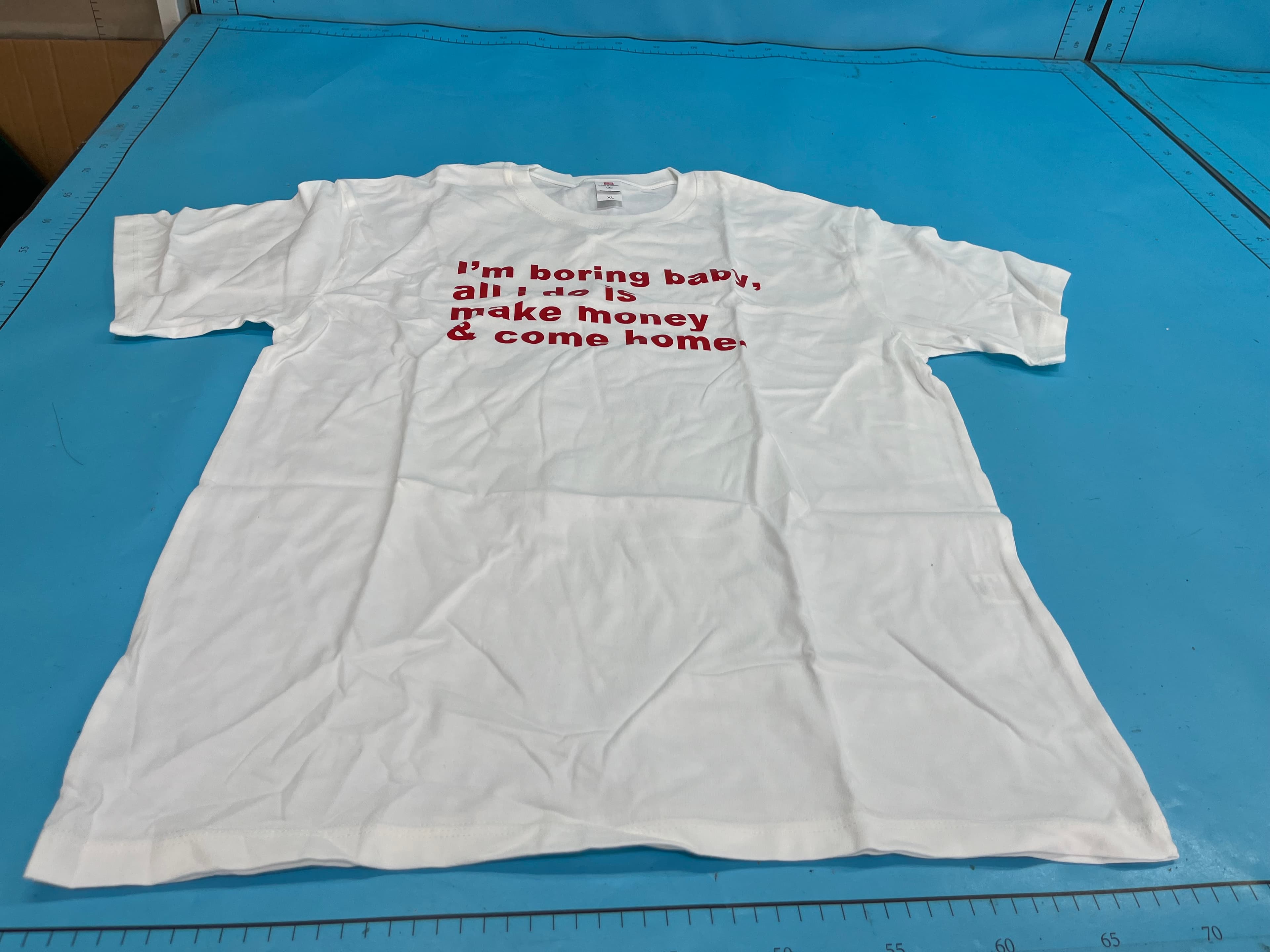 European and American Style New Letter Printed Loose Casual Short-Sleeved Cotton T-Shirt Top Loose Letter Printed