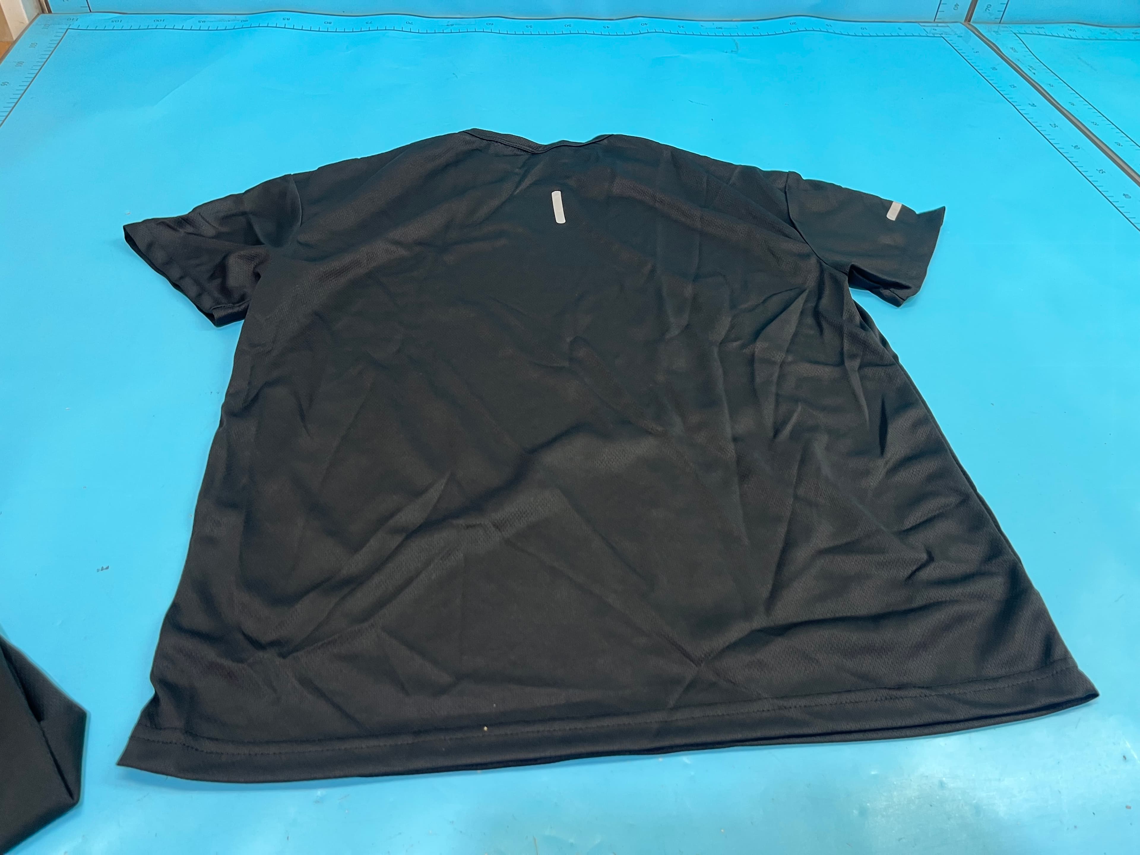 Cross-Border Code multiplex Camiseta esportiva masculina de manga curta corrida seca corrida rápida azul treino de futebol fitness roupa casual