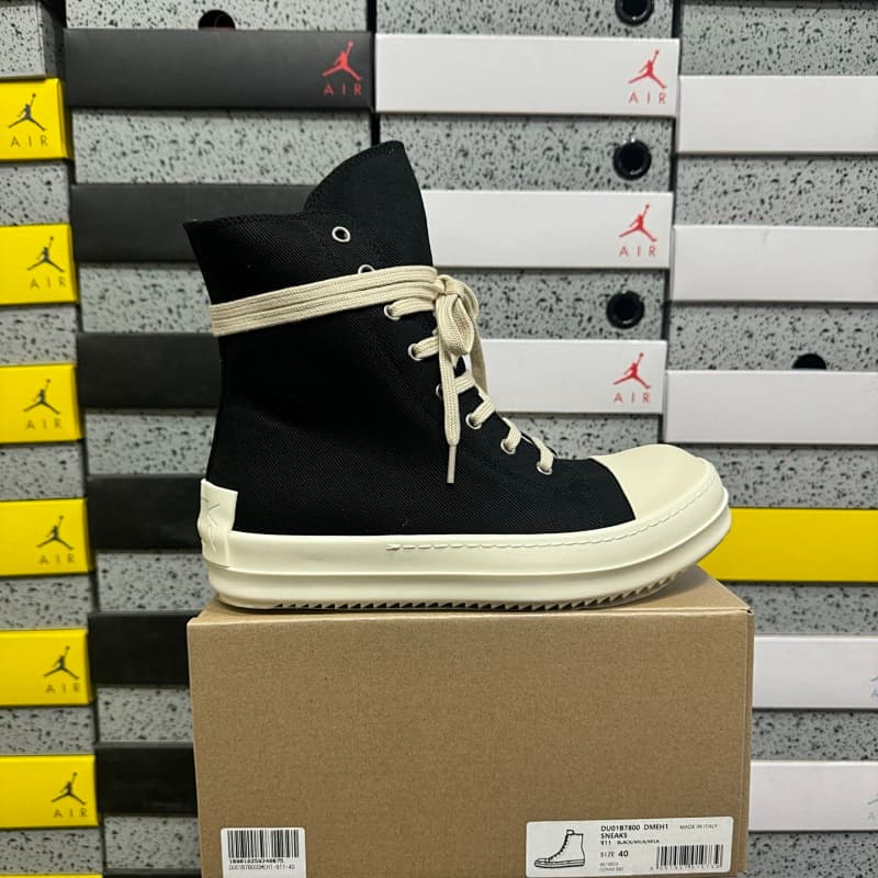 420Y【GZ batch】RO / Rick Owens 瑞克·欧文斯(36-46)高帮西瓜头帆布