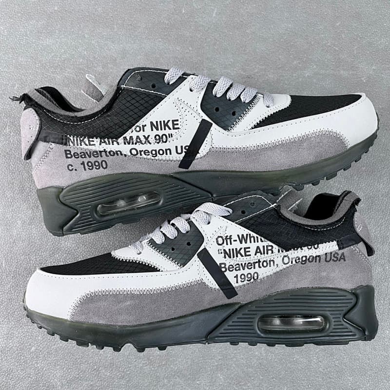 9 ¥360【OWF Batch】 OFF-WHITE x NK Air MAX 90 The Ten OW 联名黑灰