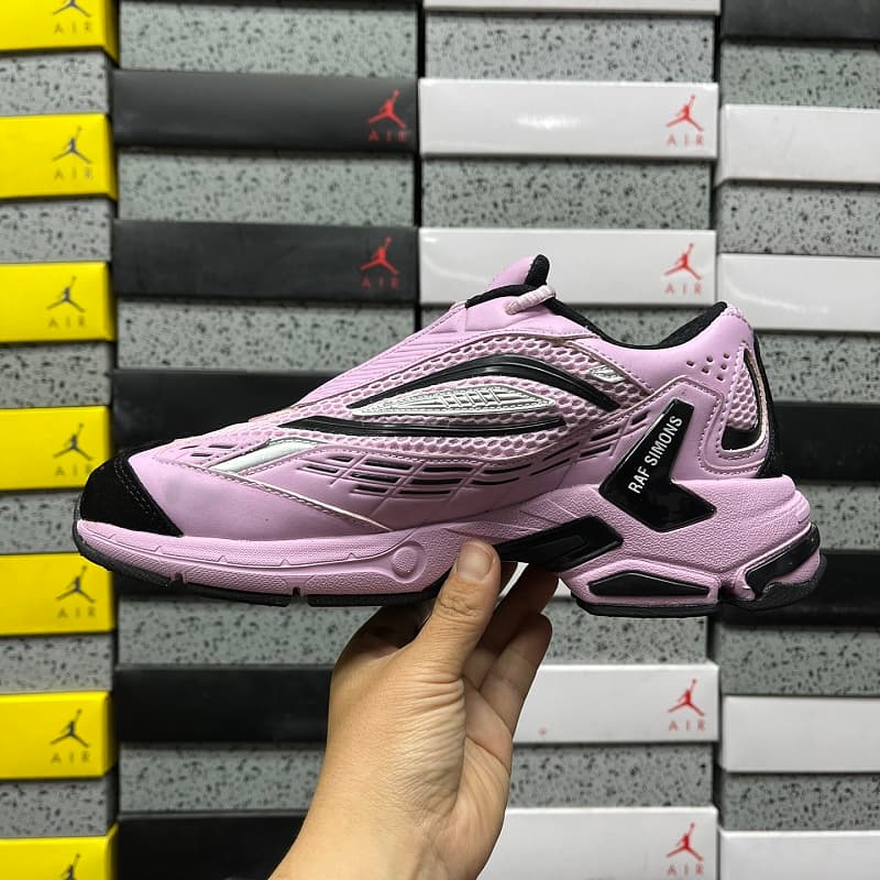 RAF SIMONS RESPONSE TRAIL roxo e preto HR830002S 39-45