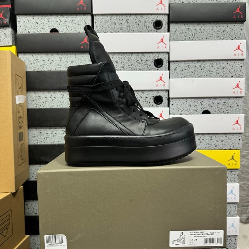 500Y【GZ batch】RO / Rick Owens 瑞克·欧文斯(36-46)倒三角厚底全黑